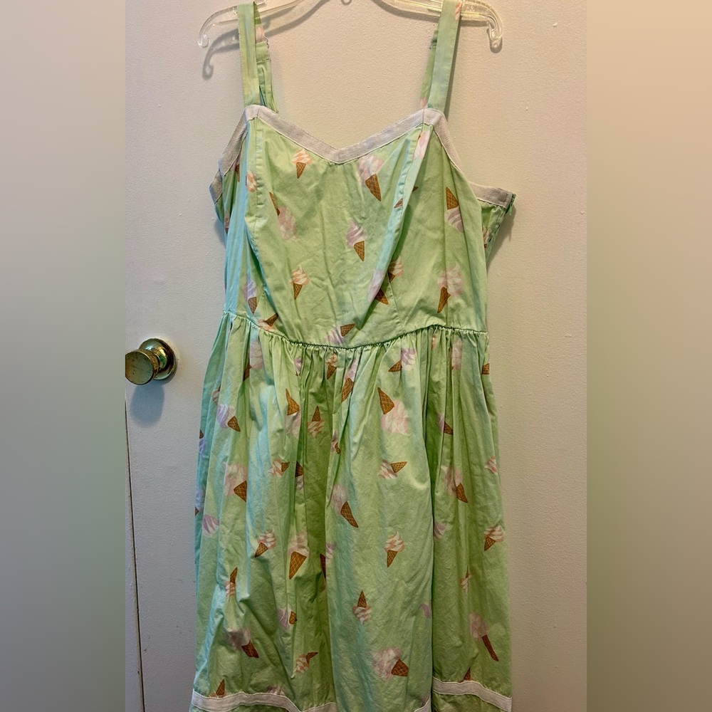ModCloth mint green ice cream sundress 1X
